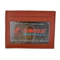 thumbnail image 3 of Swiss Marshal Slim Thin ID Credit Card Money Holder Genuine Leather Wallet SM-P270, 3 of 41