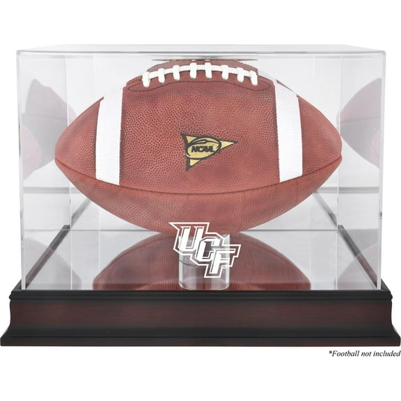 University of Central Florida Knights Mahogany Base Logo Football Case with Mirror Back