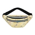 thumbnail image 1 of Riñonera jinwen Impermeable Correa Ajustable Moda Casual oro, 1 of 2