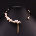 thumbnail image 2 of Collar de perlas, collar de borlas, collar de perlas de agua dulce naturales, collar europeo y americano, diseño de nicho femenino con sentido, 2 of 6