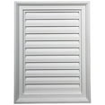 thumbnail image 1 of Ekena Millwork GVVE18X23D Gable Vent, 18"W x 23"H, Factory Primed White, 1 of 2