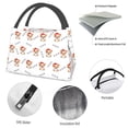 thumbnail image 4 of Easygdp Corgi With Santa Claus Hat Bolsa de Almuerzo Insulada Reutilizable, Bolsa de Mano y Bandolera para Oficina, Trabajo, Viajes, 4 of 6
