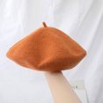 thumbnail image 1 of LinYooLi Ishihara Rimi Hat Vintage British Wool Beret Thick Japanese Painter Hat Korean Version Versatile Pumpkin Hat Girl, 1 of 9