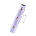 thumbnail image 1 of Afeitadora eléctrica para mujer, depiladora facial de doble cabezal, ergonómica y desmontable. Violeta, 1 of 9