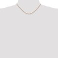 thumbnail image 2 of 14k Rose Gold 16 Inch 1.8mm Man Made Rope Chain Necklace Pendant Charm   For Dad Mens  For Him, 2 of 9