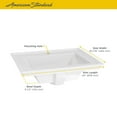 thumbnail image 3 of American Standard Town Square S Center Hole 24 in. Countertop Bathroom Sink in White, 3 of 3