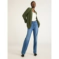 thumbnail image 2 of Scoop Women's and Women’s Plus Relaxed Ultimate ScubaKnit Blazer with Scrunch Sleeves, Sizes XS-4X, 2 of 5