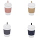 thumbnail image 2 of Advancent Taza de café de trigo, taza de té de agua de estilo Simple con tapa, tazas montadas en vehículos, barra de sellado, vasos de moda para viajes Cocina y Comedor Negro Advancent HA081640-04, 2 of 6