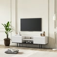 thumbnail image 6 of MinimaDecor Colosseo 63" L, TV Stand for Up to 70" TVs, Wood, Black & White Finish, 6 of 7
