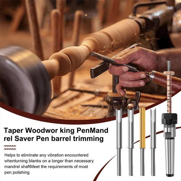 Wood lathe pen turning cheap mandrel