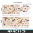 thumbnail image 7 of Pitbull Dog and Flower Floral Kitchen Rugs Sets Of 2,Anti Fatigue Kitchen Mat Rugs Non Slip Washable,Decorative Kitchen Floor Mats for Kitchen,Sink,Laundry,17"x30"+17"x47", 7 of 7