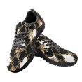thumbnail image 1 of Zapatillas deportivas informales con estampado de tigre y cadena barroca para hombre, zapatos planos deportivos transpirables para hombre, calzado ligero con cordones, 1 of 6