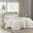 thumbnail image 2 of 510 Design Porter Soft Washed Pleated Comforter Set - White Color, 2 of 4