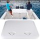 thumbnail image 5 of Acceso 181x201in RE-460-510 460 x 510 mm Placa cuadrada de goma para cubierta de barco Fácil instalación Tapa de cubierta marina para yate RV con tapa reforzada orificio de ANGGREK Otros, 5 of 8