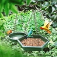 thumbnail image 5 of Large Bird Feeders Outdoor,Teencool Outside Hanging Bird Water Feeder for Garden Feeding,2pcs, 5 of 8