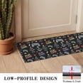 thumbnail image 3 of Multicolor Controllers Games Icons Black Pattern Door Rugs,Washable Non Slip Door Mats Indoor,Decorative Door Mats,Entry Mat Indoor for Entrance,Bedroom,Kitchen,Bathroom,16"x47", 3 of 6