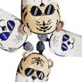 thumbnail image 4 of 1 PCS Soft Golf Club Covers Creative Tiger Pattern Golf Headcover Waterproof Durable PU Leather Golf Protector Set, 4 of 5