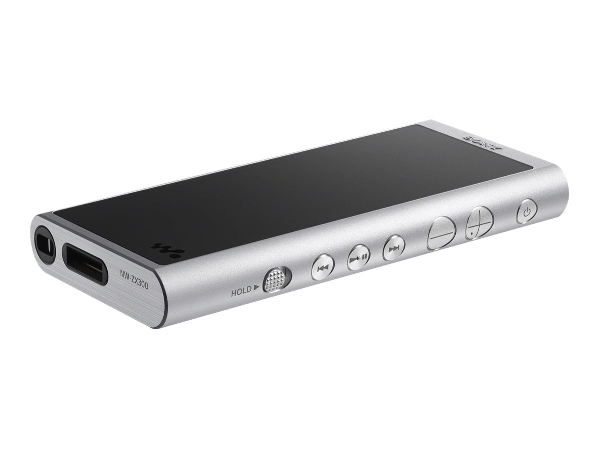 Sony Walkman NW-ZX300 - Digital player - 64 GB - silver - Walmart.com