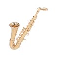 thumbnail image 3 of jinliangrun Mini Saxophone Model Brass High Simulation Exquisite Musical Instrument Ornament with Gold String, 3 of 21