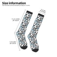 thumbnail image 2 of Xecao Football Soccer Ball Print Compression Socks for Both Men And Women for Running, Travel, Flight, Nurse, 2 of 6
