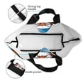 thumbnail image 4 of Balery Cartoon Bald Eagle USA Bolsa Tote Estilo Estético con Cremalleras, Bolsa de Hombro, Bolsa de Compras Grande y Plegable, 4 of 8