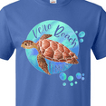 thumbnail image 4 of Inktastic Vero Beach, Florida Swimming Sea Turtle with Bubbles T-Shirt, 4 of 5