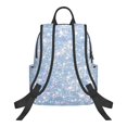 thumbnail image 2 of Balery White Bule Glitter Lightweight Backpack for Men and Women - Durable and Water-Resistant, Ideal for School, Work, Travel, and Everyday Use, 2 of 9