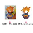 thumbnail image 3 of 5D DIY Girl Bee Rhinestone Diamond Diamond Painting Decoration Picture Painting Needlework Little Girl Crystal Embroidery Pictures Cross Stitch Decoration, 3 of 7