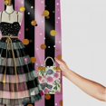 thumbnail image 3 of BCIIG  Fashio Woman Shower Curtain  Modern Girly Pink Black Stripe High Heel Perfume Girls White Floral Bathroom Decor Fabric Polyester Waterproof, 3 of 6