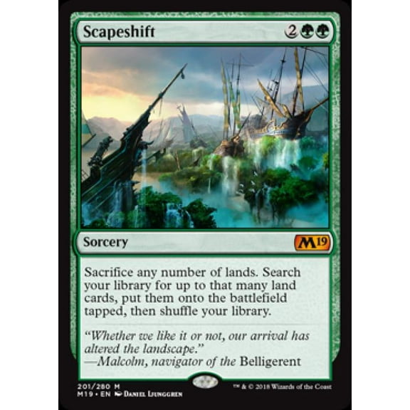 Magic the Gathering - Magic 2019 Core Set - Scapeshift Near Mint