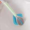 thumbnail image 5 of Yooshoverk Toilet Brush ,Toilet Bowl Brush Bathroom Cleaning Bowl Brush Cleaning,Long Handled Cleaning Brush, Bathroom Cleaning Brush Cleaning Green 15.75X2.76X1.18In, 5 of 8
