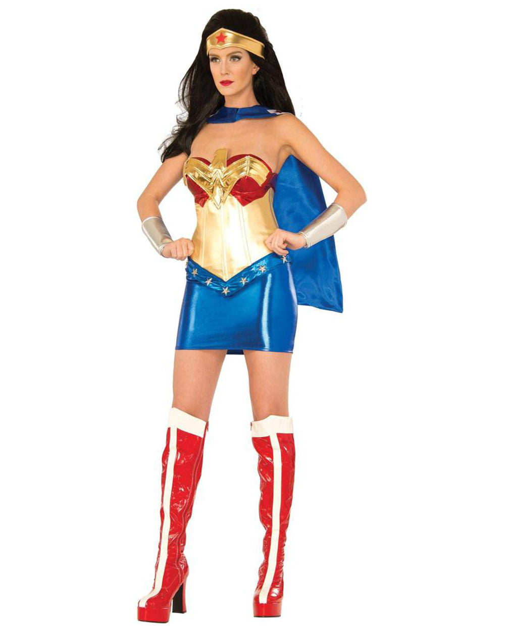 Adult Deluxe Wonder Woman Sexy Costume 