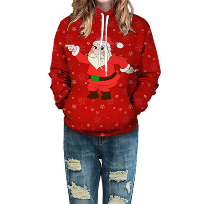 santa claus hoodie sweatshirt