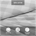 thumbnail image 6 of Eddie Bauer Lakehouse Plaid Grey Cotton Flannel Twin Sheet Set, 6 of 8