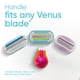 thumbnail image 5 of Gillette Venus Snap Cosmo Pink - Maquinilla de afeitar para mujer con mango y 1 recambio, 5 of 10