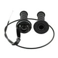 thumbnail image 2 of Guyelim Throttle Grip with cable 1 Pair Aluminium Motorcycle Hand Grip 22mm 7/8 Inch Throttle Turn Grip 110-250 Motorcycle Modification Quick Handlebar with Throttle Cable (Black), 2 of 10