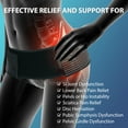 thumbnail image 3 of Nvorliy Sacroiliac SI Joint Hip Belt - Pelvic Support Belt for Sciatica, Lumbar, and Sacral Nerve Pain Relief (L/XL), 3 of 6