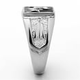 thumbnail image 2 of Anillo Color Plata Para Hombres de Acero Inoxidable Masonico en Onyx, 2 of 5