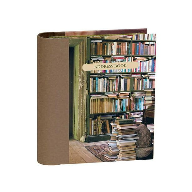 At Home with Books Mini Hardback Address Book (Hardcover)