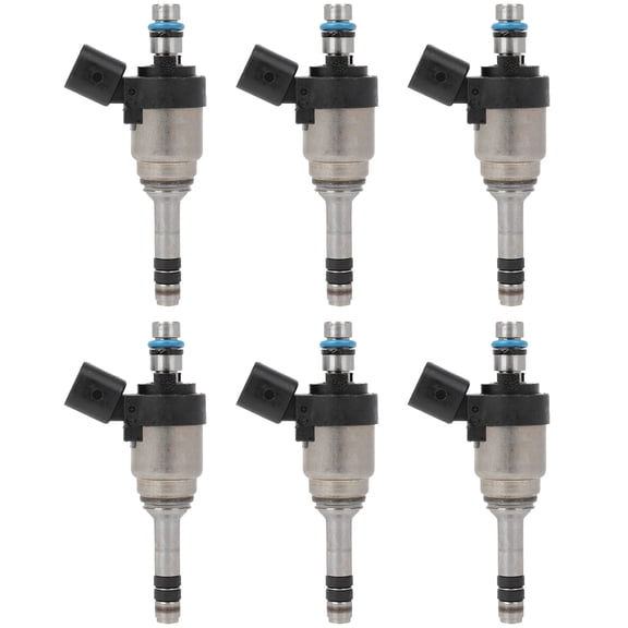 AUTOMUTO 6Pcs Fuel Injectors Suitable for 2014-2017 for Hyundai Azera,2014-2016 for Hyundai Genesis Coupe,2014-2018 for Hyundai Santa Fe,2015-2016 for Kia Cadenza,2015-2016 for Kia Sedona FJ1441