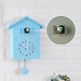 thumbnail image 4 of Bewildely Reloj de pared de plástico Montado en la pared Adorable en forma de casa Despertadores con pilas Casas de interior Decoración de la Decoración del hogar, 4 of 6