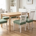 thumbnail image 4 of 2 Pcs Stretch Chair Seat Covers Waterproof, Elastic Dining Room Chair Slipcovers Washable, Knit Pattern Upholstery Pad Cover for Home Kitchen Hotel, Tear Resistant Furniture Protector, 4 of 6