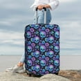 thumbnail image 7 of Hirioo blue daisy Skull flower for Elasticity Suitcase Cover (No luggage Included) Durable Luggage Protector Fits 18-32 Inch Luggage-Large, 7 of 7