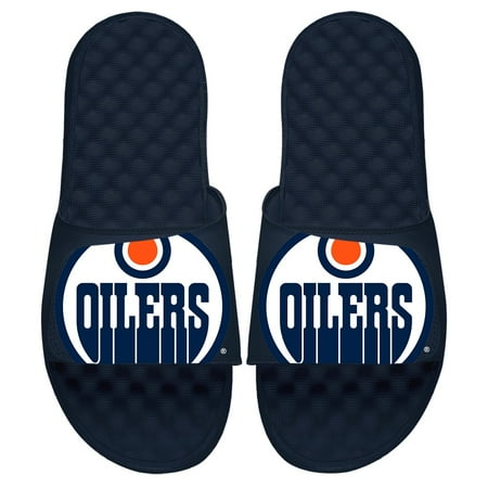 

Youth ISlide Navy Edmonton Oilers Blown Up Logo Slide Sandals