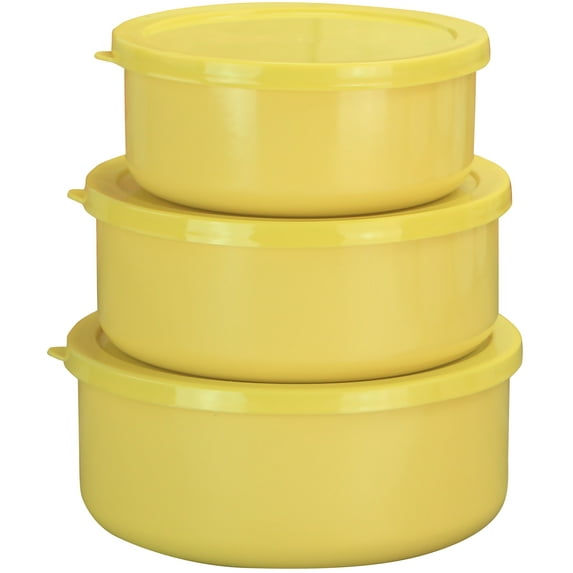 Calypso Basics, 6pc Bowl Set, Lemon