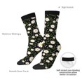 thumbnail image 2 of Yiaed Daisy Print Great elasticity Crew Socks Sports socks for Men and Women, 2 of 5