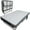 75" x 45", variant on Tzou Portable Folding Bed with 5" Memory Foam Mattress - Rollaway Guest Bed on Lockable Wheels, Side Storage Pocket, Space-Saving Metal Frame for Adults