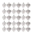 thumbnail image 3 of Bezel Pendant Trays,60pcs Pendant Trays Heart Pendant Setting Cabochon Base Setting Power Packed Performance, 3 of 9