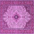 thumbnail image 1 of Ahgly Company Indoor Square Persian Purple Traditional Area Rugs, 5' Square, 1 of 4
