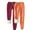 Orange(Type 52), variant on Otvok 2Pcs Women'S Warm Loose-Fit Homewear Cuffed Athletic Pants Jogger Fleece Pants